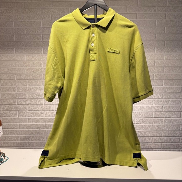 Orvis Mens XL Tall Olive Green Fishing Polo Shirt Short Sleeve - Picture 1 of 5
